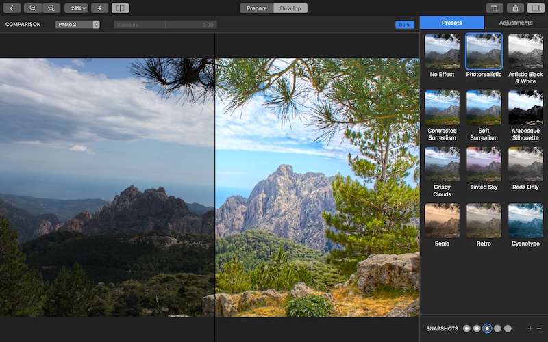 Edit picture on Hydra for mac