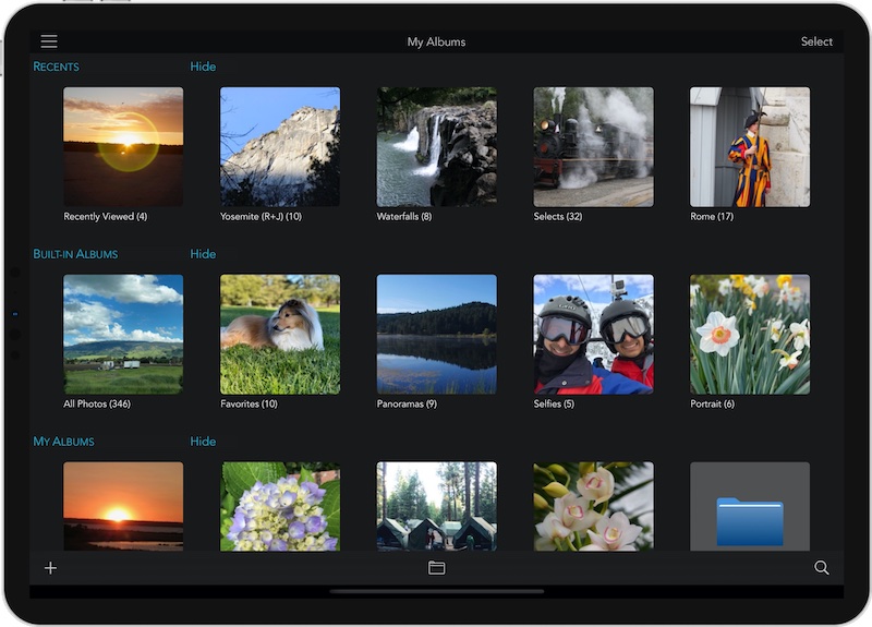 Raw power catalogs on ipad