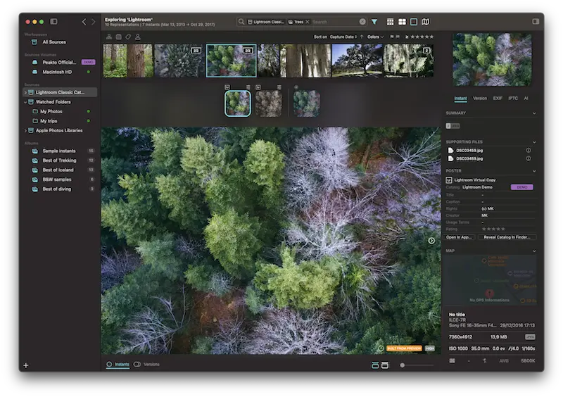 Organiser vos photos dans les catalogues Lightroom 10