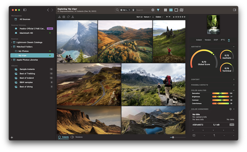 Organiser vos photos dans les catalogues Lightroom 8