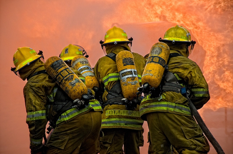 Photography of firemen by Viktoria Haack