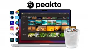 Peakto enables deletion in Finder