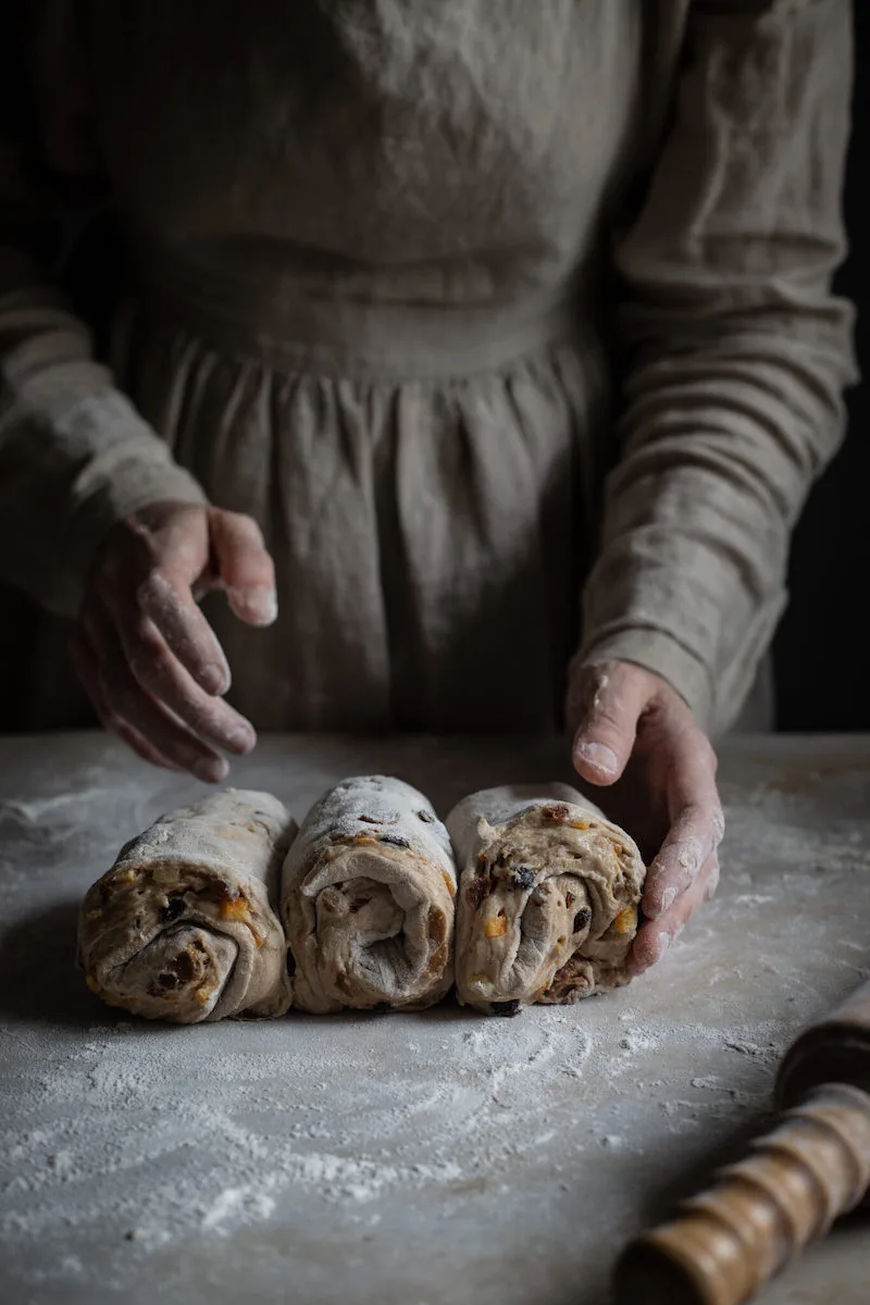 Photography of someone making a loaf of bread