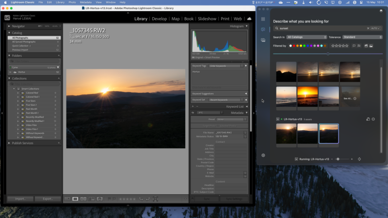 Meilleur logiciel de gestion de photos : Peakto Search et Lightroom