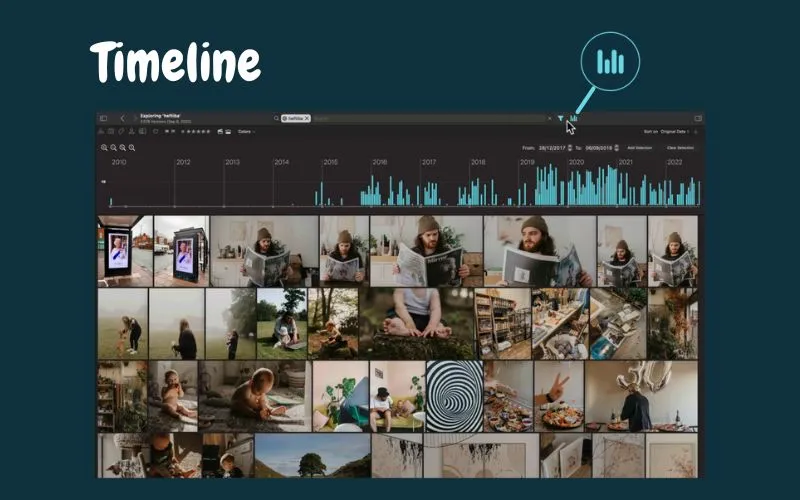 Sorting Your Photos by Date with Timeline Peakto 05